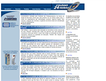 Tablet Screenshot of colegio24horas.com.br